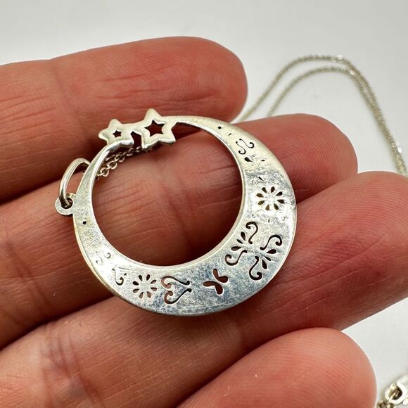 Tanya Moss Star and Moon Mexico 925 necklace! - Picture 8 of 12